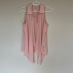 Guess Pink Blouse Size Small